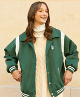 バーシティスタジャン/RCH varsity stadium Jacket green