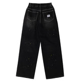 ルーズデストロイドペイントデニムパンツ / LOOSE DESTROYED PAINT DENIM PANTS