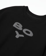 ボーイロゴスウェットシャツ / BOY LOGO SWEAT SHIRTS - BLACK