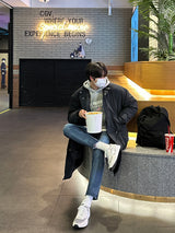 LMN ヒデンバンディングスリムフィットデニムパンツ / LMN Hidden Banding Slim Fit Denim Pants (blue)