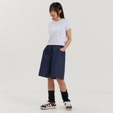 ミッドストクロップTシャツ / MIDST FACO CROP TEE WHITE MELANGE