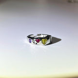 [I-DLE Soyeon] Silver gemstone ring_1