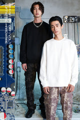 Semi Oversized Side Panel Sweatshirt (6593912799350)