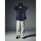 レクシオンカーブドジップオーバーシャツ / REXION CURVED ZIP-OVER SHIRT_NV