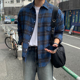 LMN Royal Semi Oversized Fit Check Shirt (3 colors)