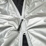 ラウンドラインフーデッドジャケット/BSR2223FWJK044 ROUND LINE HOODED JACKET SILVER