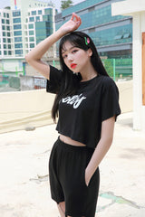 ジェリークロップ半袖Tシャツ / TOP(8137) Jelly Crop Short Sleeve Tee