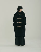 ダッフルコート/unisex duffle coat black