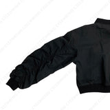 SI クロップドシャーリングアビエーションジャンパー / SI Cropped Shirring Aviation Jumper (2 colors)