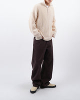 ニューダイイングウォッシングスノーカラージーンズ/new dyeing washing snow color jeans