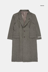 Dart wool over maxi coat