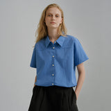 ストリング コットン ブラウス / String cotton blouse