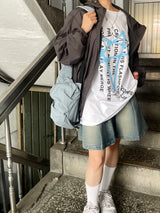 トゥインクルスターレタリング半袖シャツ / Twinkle star lettering short-sleeved shirt