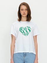 Bemuse heart tee - White (6699097555062)