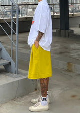 Essential flared half Pants 4COLOR
