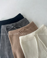ribbed knit shorts