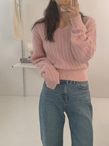 メンションナッピングライトブルーワイドウィンターデニムパンツ / Mention napping light blue wide winter denim pants
