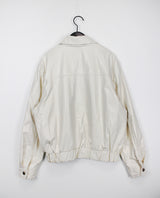 ピンタック レザージャケット / Pintuck Leather Jacket (2color)