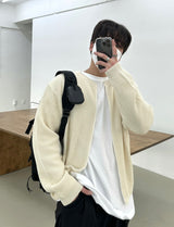 アンブラーラウンドジップアップニット / AMBLER ROUND ZIPUP KNIT