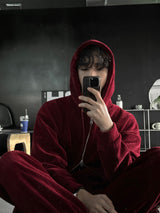 Perfect Velour Hood Zip Up (3color)