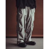 ピグメントウォッシュドクリースパンツ / PIGMENT WASHED CREASE PANTS_GR