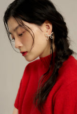 pearl navi earring - white
