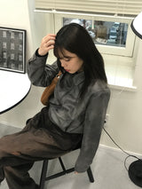Arcti leather blouson jacket