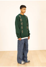 MNボウンオーバーサイズスェットシャツ/MN BONE OVERSIZED SWEAT SHIRTS