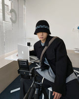 No.9180 woolen set-up trucker JK (6633609035894)