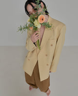 フレンチ2タックスラックス / French two-tuck slacks (4 color)