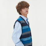 CASHLIKE BLENDED KNIT VEST_BLUE (6610823938166)