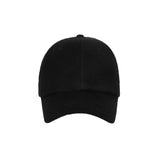 Stud Logo Wool Over Fit Ball Cap Black