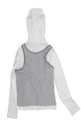 BALACLAVA knit zip up ver.2_ grey