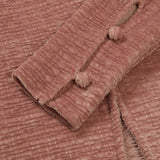 Vintage Velvet Collar Cardigan [PINK] (6618806419574)