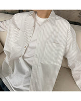 CR フェードストライプワークシャツ / CR Fade Stripe Work Shirt (2 colors)