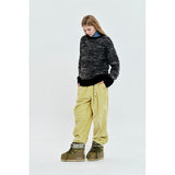 CHERRY TEXTURE LOOSE FIT KNIT [BLACK]