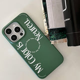 マイカラーケース / My Color Case (Green Slim Hard)