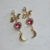 ムーンウィッチイヤリング / Moon Witch Earring - Rosepink