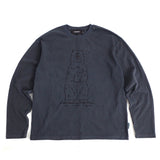 [EZwithPIECE] PIG DYED POLAR BEAR LS (NAVY) (6554730594422)