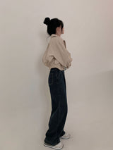 [Bellide made] バブルヒディンクロップドフィールドジャケット