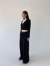 Chewing halter slit tee
