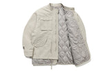 リセントロゴM65ジャケット/RECENT LOGO M65 PARKA_LIGHT GREY