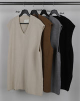 ニードユースリットベスト/ASCLO Need You Slit Vest (4color) (6590289379446)