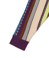 レールニットカーディガン / RAIL KNIT CARDIGAN PURPLE(CV2DSUK680A)