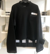 クロップドダブルカフスウェットシャツ / Cropped Double Cuff MTM (4586089054326)
