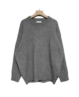 (×)(UNISEX) ベチンウールオーバーニット