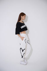 アンフッテッドオフショルダークロップTシャツ / TOP(9363) Unfooted Off Shoulder Crop