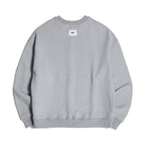 HALF & HALF EMBLEM SWEATSHIRT (GREY) (6543168143478)