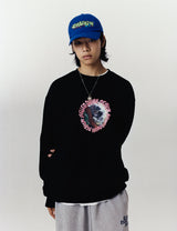 スランバーコアラスウェットシャツ/SLUMBER KOALA SWEATSHIRT BLACK(CV2CFUM461A)