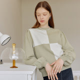 PUFF CHECK KNIT_OLIVE (6600101101686)